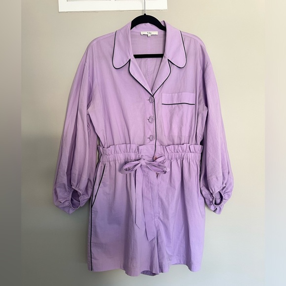 TIBI Cotton Jumper in Lavender size Medium - Picture 4 of 6